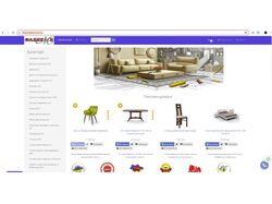 Создание интернет магазина мебели  на OpenCart
