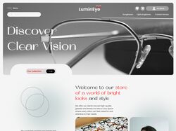 Дизайн сайта для магазина оптики