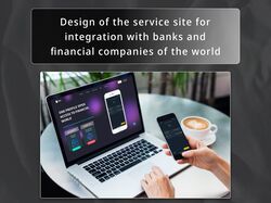 Design of the service site for integration with banks.