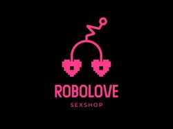 Концепт логотипа Robolove для секс-шопа (продается). 
