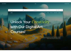 Artify - landing page