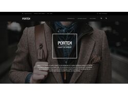 Porten-сайт магазина мужской одежды