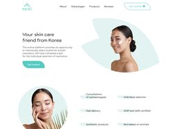 Лендинг для проекта Minio