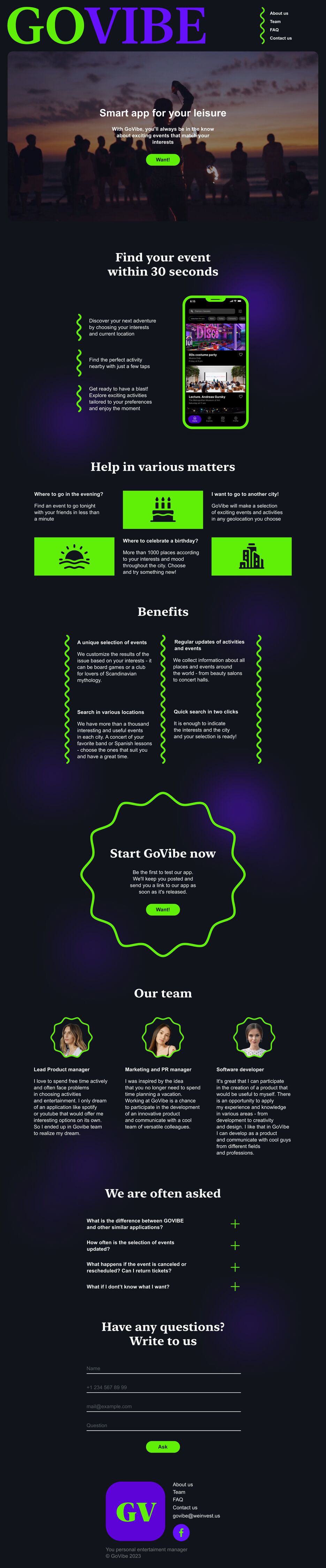 GoVibe - Landing Page.png