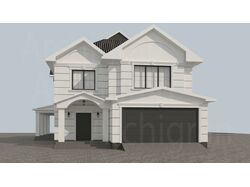 Facade design 3d.