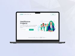 Разработка Landing Page для здорового приложения