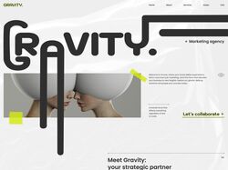 Marketing agency landing page