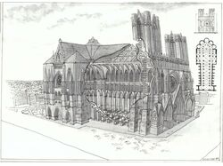 Разрез Архитектуры Парижа - взгляд внутрь