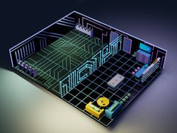 Яркая Vr комната