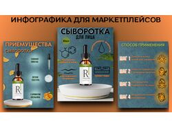 Инфографика карточек товара для маркетплейсов