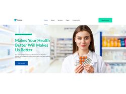Pharma. Верстка сайту по макету