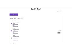 React MUI Todo app