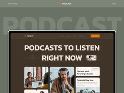 Landing Page for PODCAST
