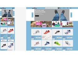 HOLLISTER (продаж взуття) - HTML верстка