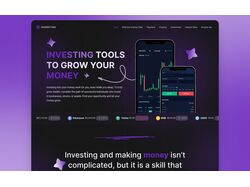 landing for "Investing" Company