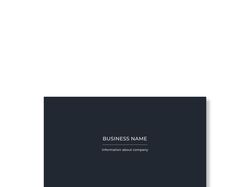 Design for business card
