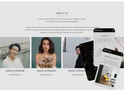 landing page