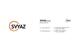 Business card for company Svyaz
