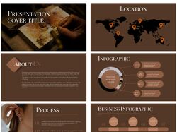 Presentation Template. Jewelry Fabric