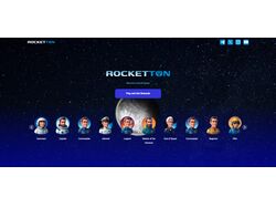 адаптивная верстка сайта Rocketton с Анимацией