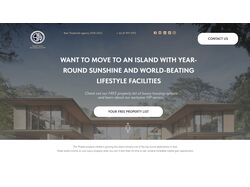 Landing page for luxury real estate