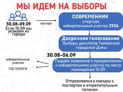 Листовка для выборов "Тюменская осень 2023"