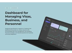 Панель управления визами, бизнесом и персоналом