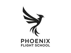 Phoenix Flight School - логотип для авиамодельного кружка