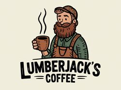 Lumberjacks Coffee логотип для кофейни