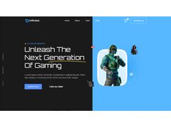 Верстка многостраничной игровой платформы