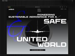  Redesign Airbus corporate website.