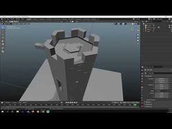 Розробив башту в 3D  у Blender
