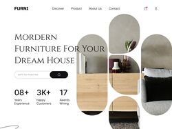 Корпоративный сайт для компании Furni