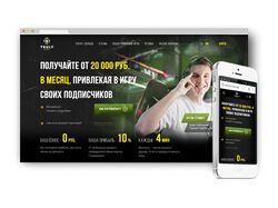 Разработка лендинга, по привлечению партнеров TrulyPVP
