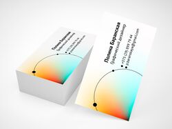 Разработка макета визиток