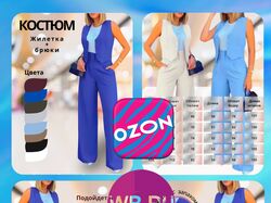 Инфографика для маркетплейсов OZON, Wildberries