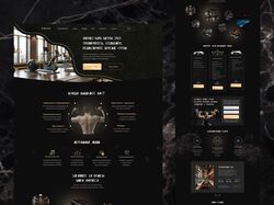 Landing page для фитнес центра