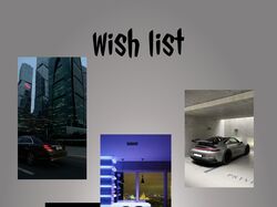 Wish list