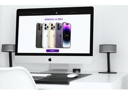 Лендинг с Iphone