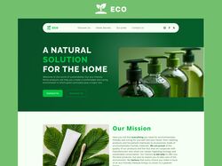 ECO - Лендинг сайта для эко продуктов для дома