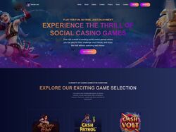 White page for social casino