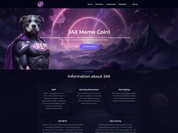 Лендинг для крипто проекту