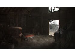 Abandoned old barn