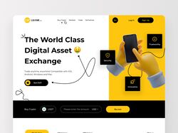 Crypto landing page