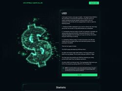 Landing page "Unstoppable Sybian Dollar"