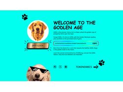 Landing page "GODL"