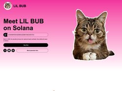 Landing page + meme generator "Lil bub"