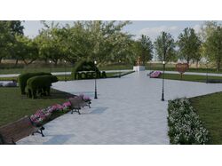 коммерческий проект 3D визуализации ландшафта