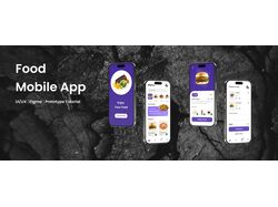 Food Mobile App / UI/UX/Figma/Prototype Tutorial