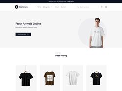 Адаптивная верстка интернет магазина Ecommerce